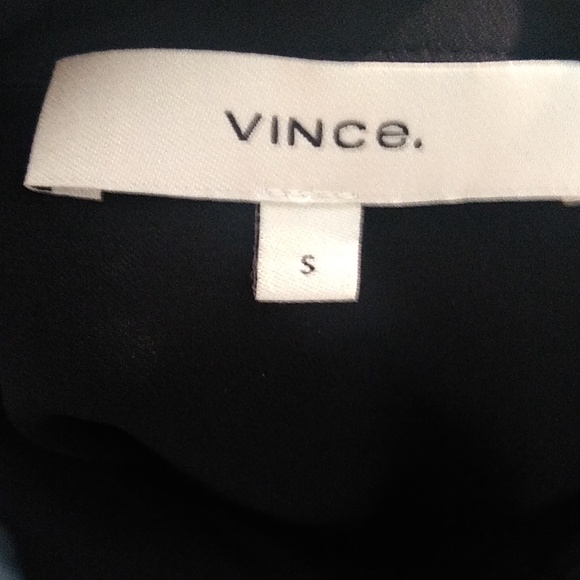 VINCE black silk blouse size small - Picture 4 of 8